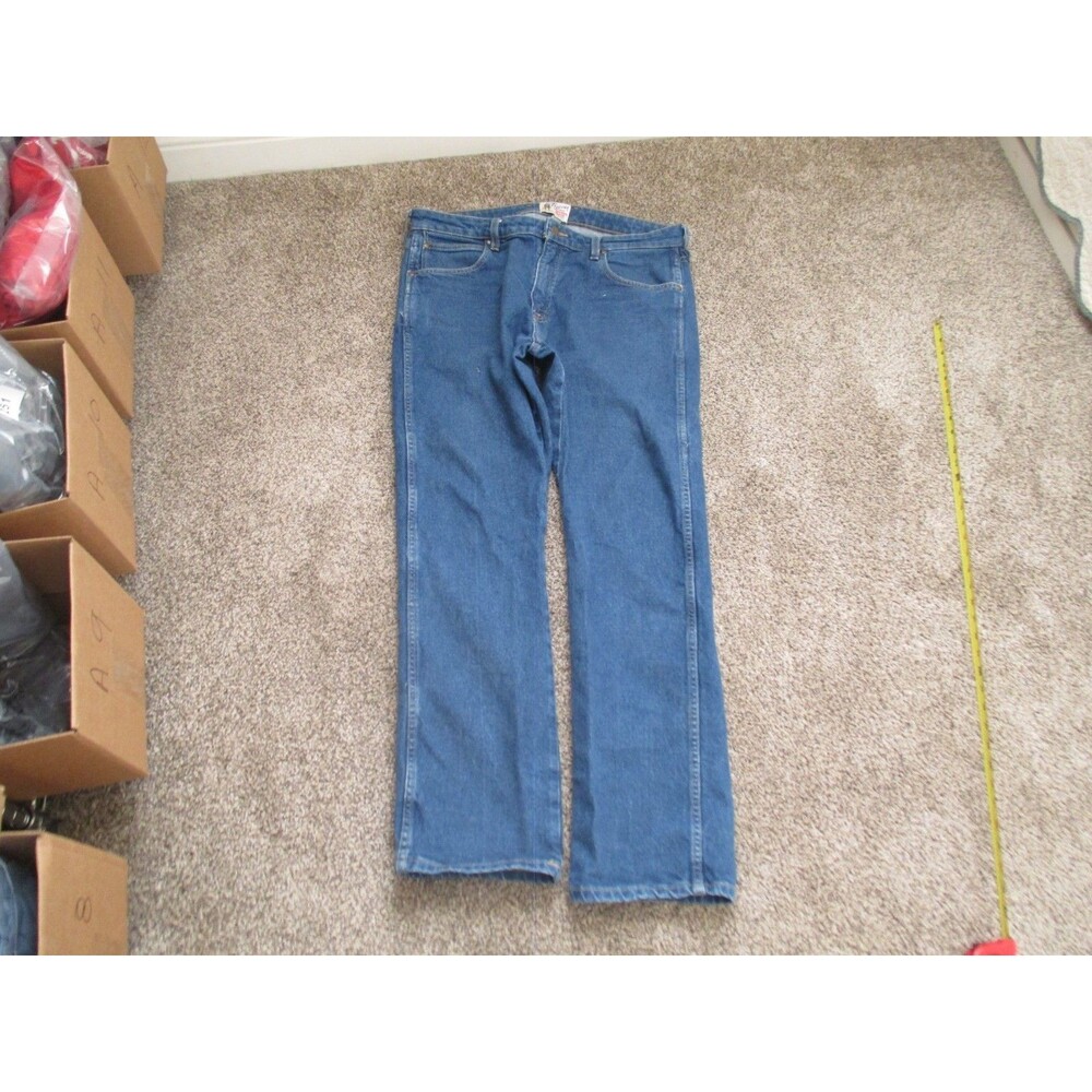Tecovas Premium Relaxed Fit Jeans Mens 36x32 Medium Wash Western Cowboy Blue EUC